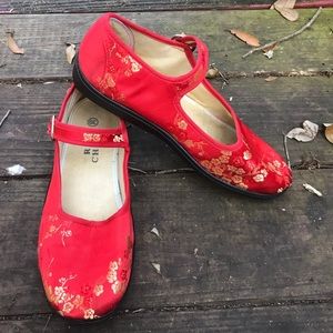 RH CHINA MARY JANE FLATS
